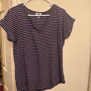 Old navy , medium red, white, and blue t-shirt